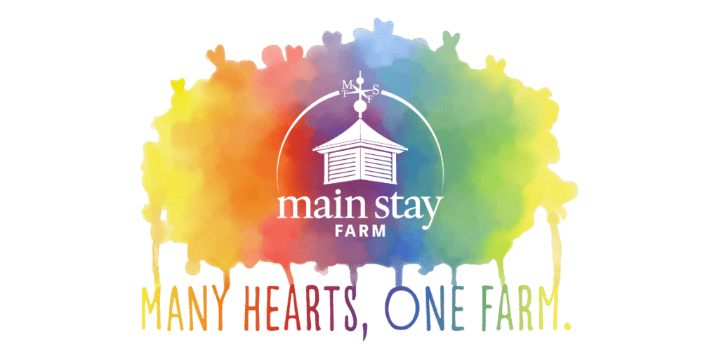 Main Stay Farm Many Hearts, One Farm Logo