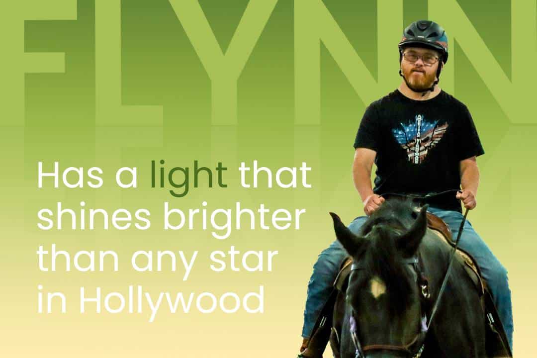 Flynn has a light that shines brighter than any star in Hollywood.