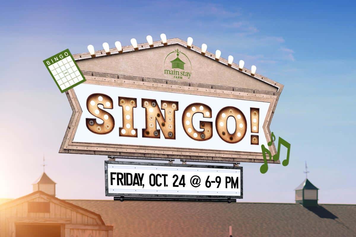 SINGO! Friday, Oct. 24, 2025 at 6-9 PM