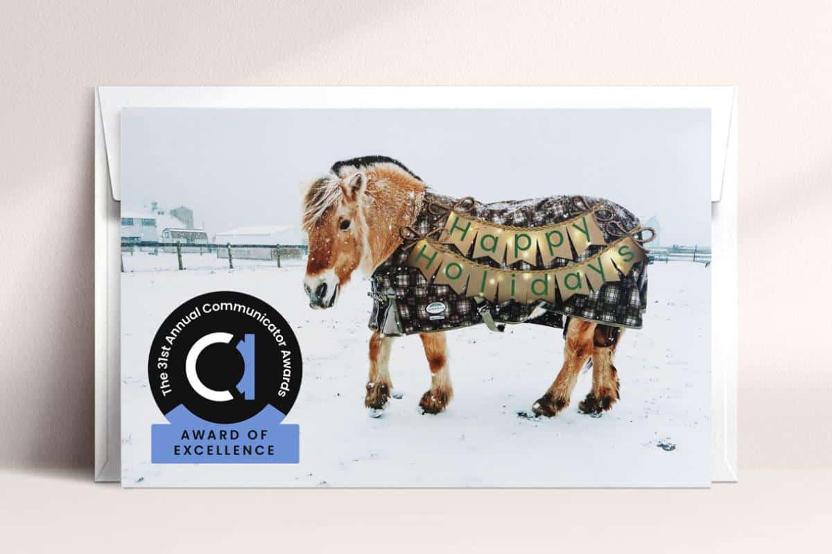 Main Stay's award wining Holiday card